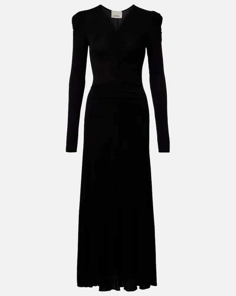 Isabel Marant Midikleid Nejma Schwarz