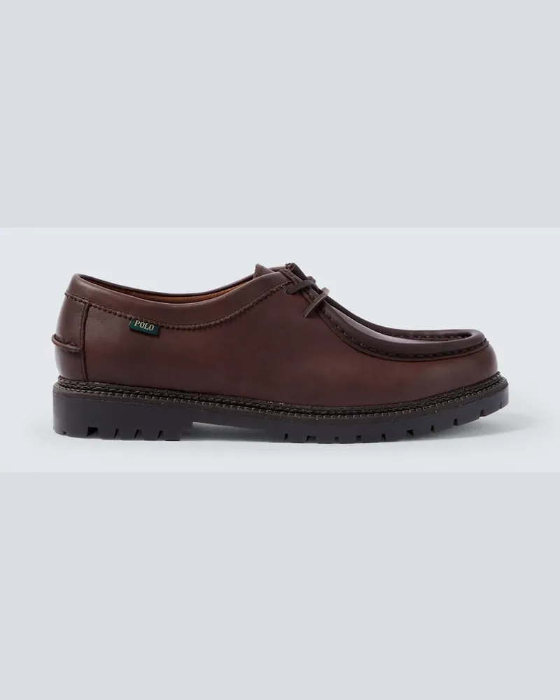 Ralph Lauren Mokassins Jett aus Leder Braun