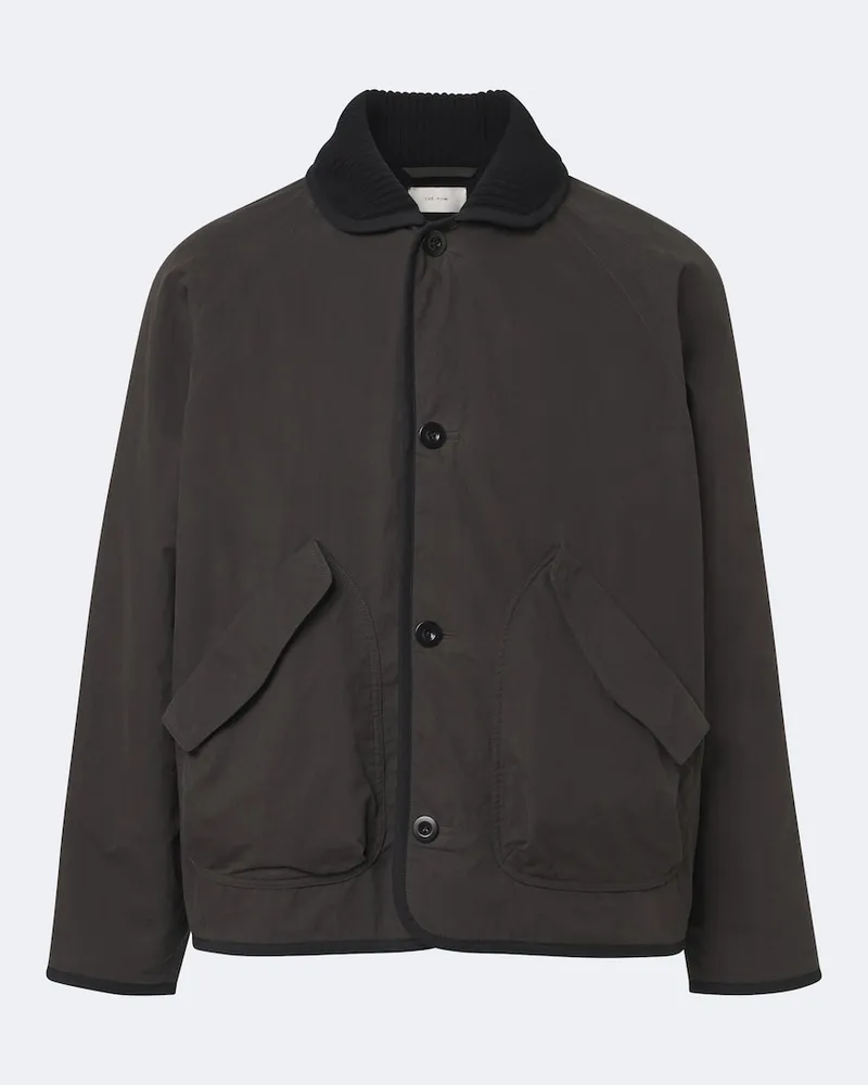 The Row Jacke Tobias aus einem Baumwollgemisch Grau