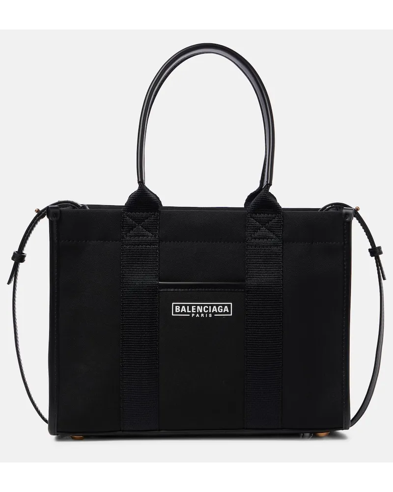 Balenciaga Tote Hardware aus Canvas Schwarz