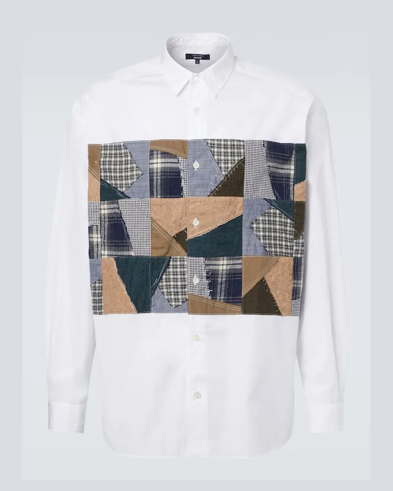 Comme des Garçons Comme des Garçons Homme Hemd aus Baumwollpopeline Weiß