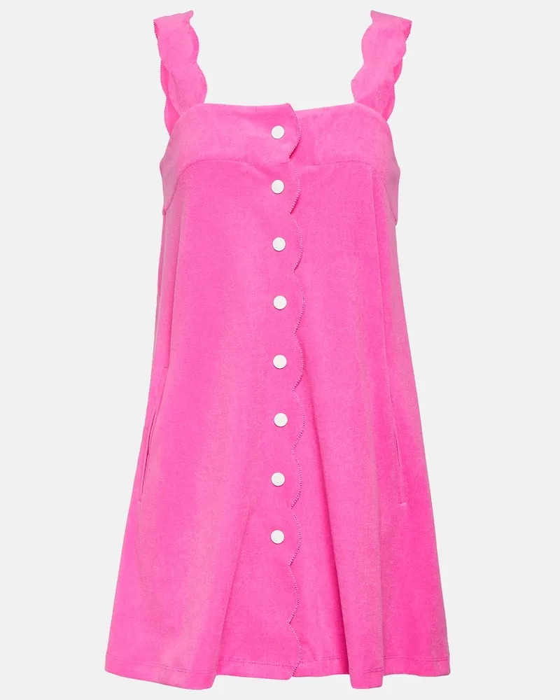 Marysia Minikleid aus einem Baumwollgemisch Rosa