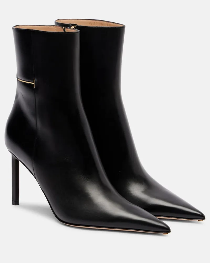Tom Ford Ankle Boots Julianne 85 aus Leder Schwarz