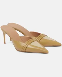 Malone Souliers Mules Taron 70 aus Leder Beige