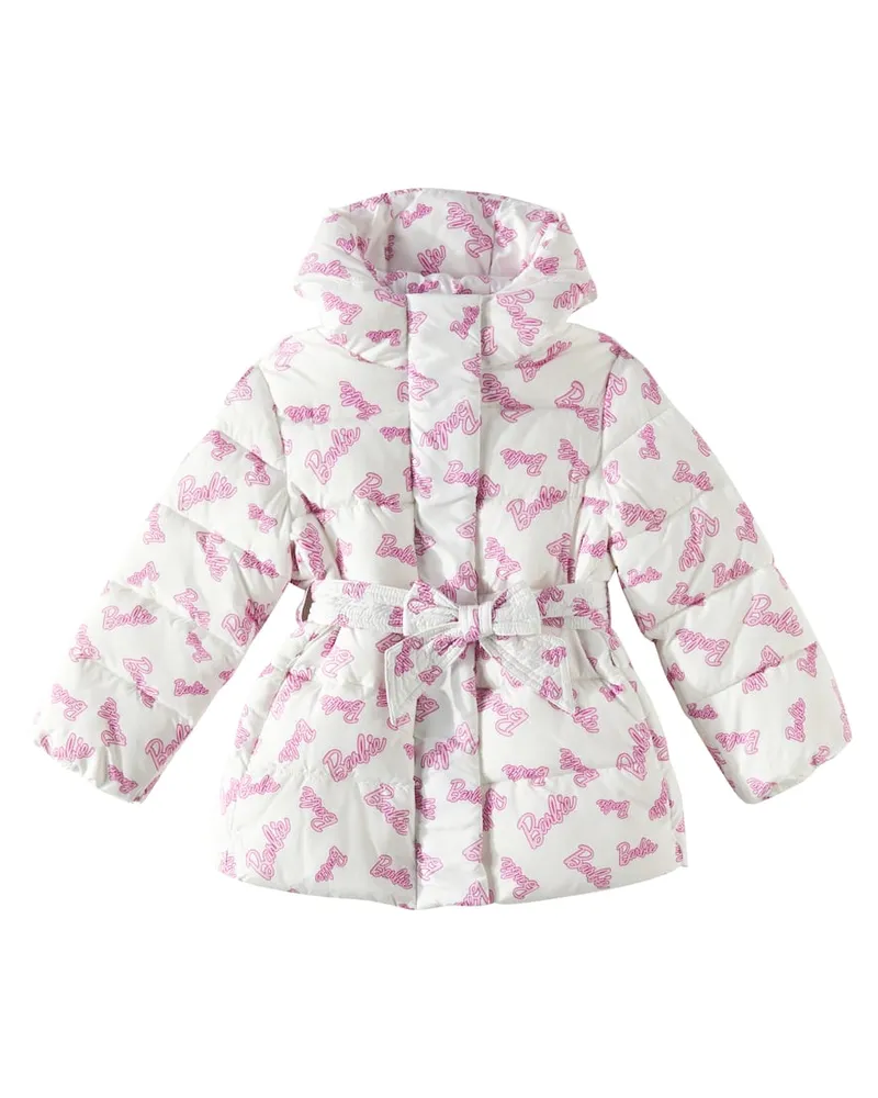 Monnalisa X Barbie® Wattierter Mantel Weiß