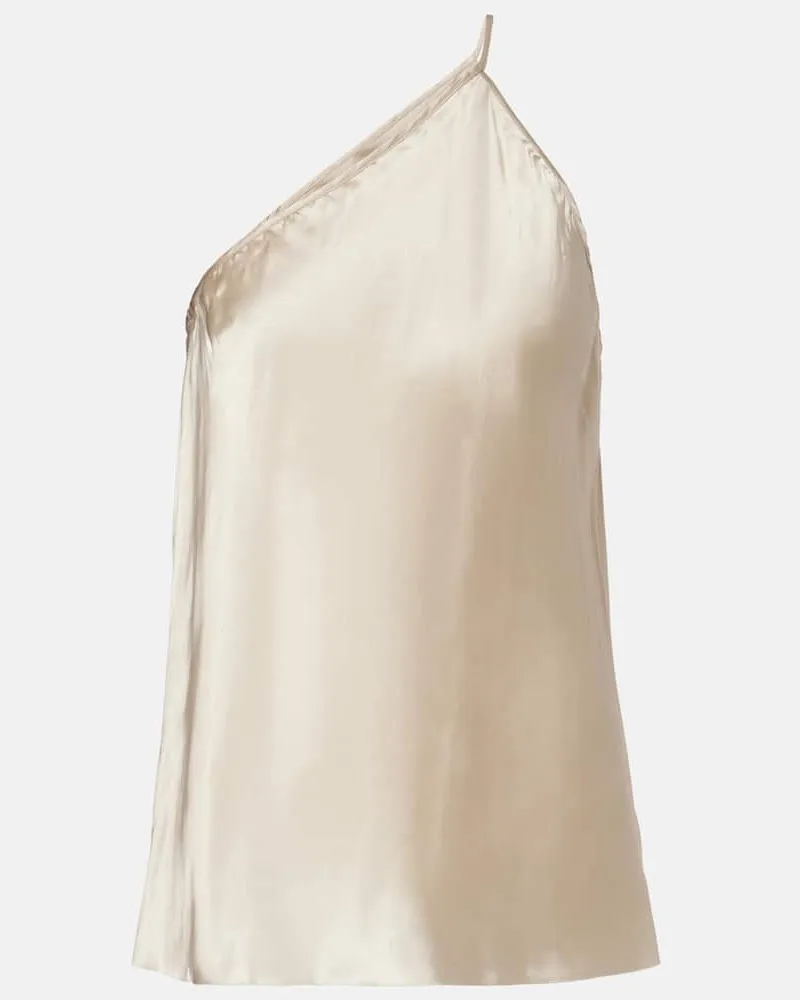 Rick Owens Top aus Satin Beige
