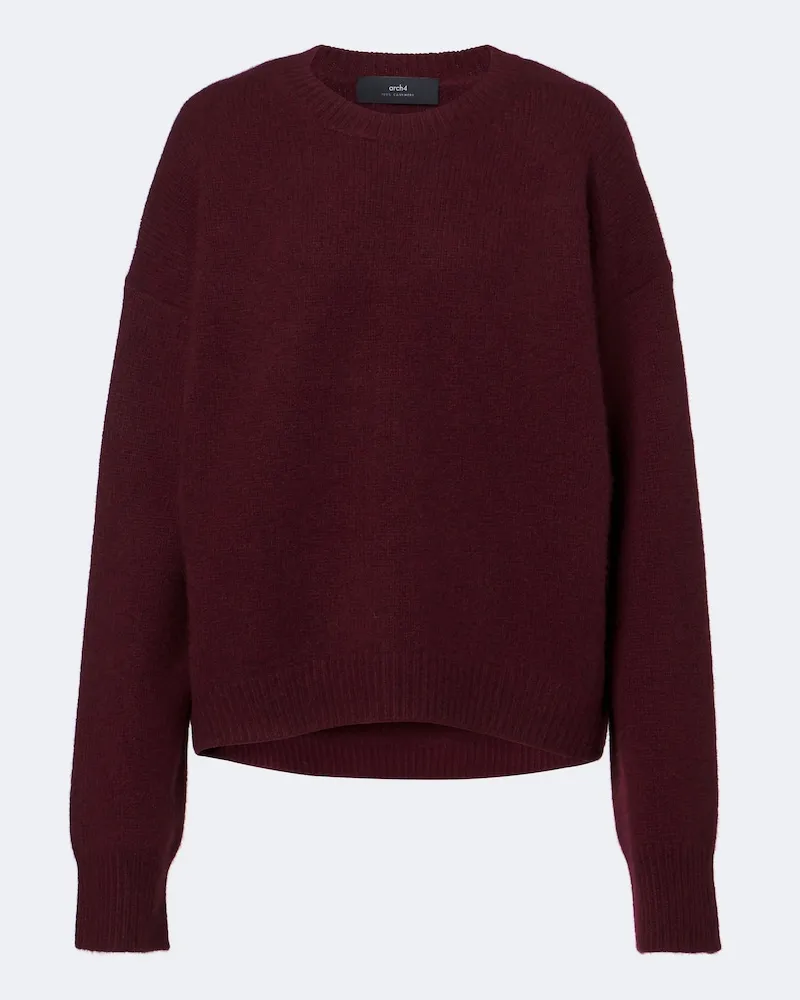 arch4 Pullover The Ivy aus Kaschmir Burgunderrot