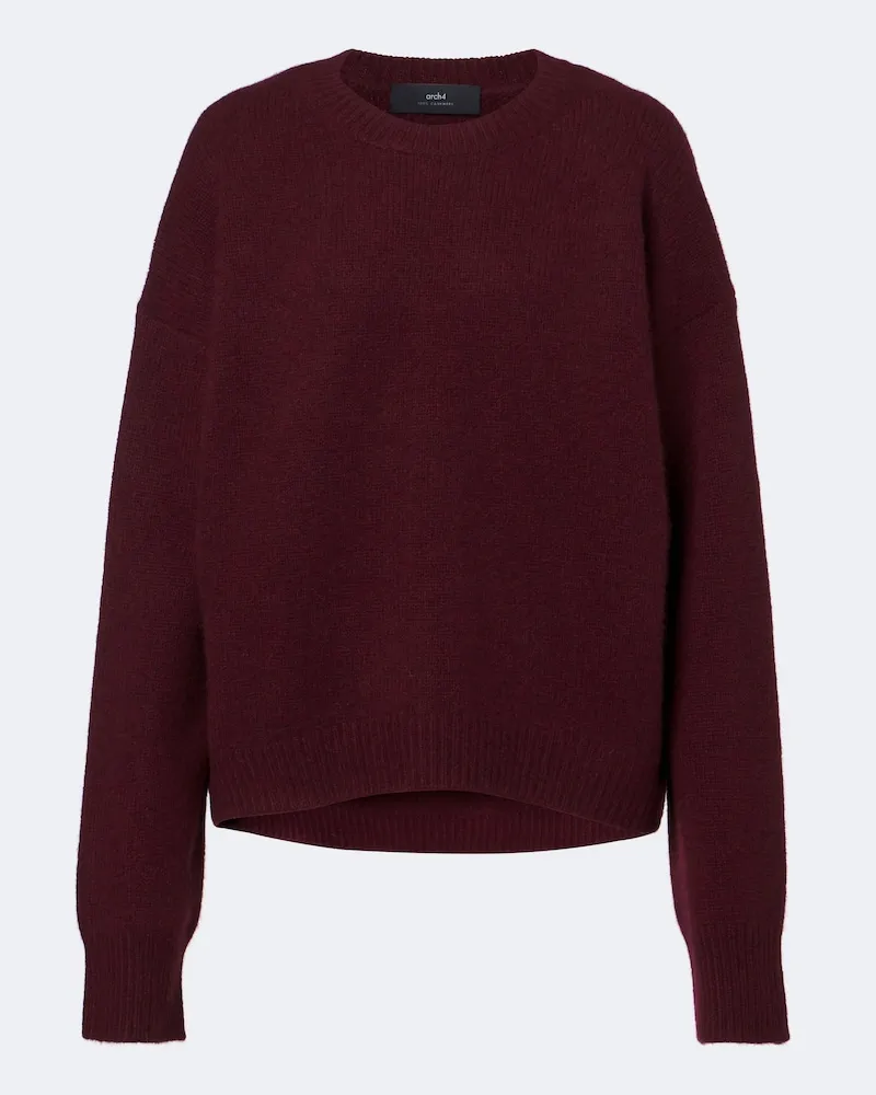 arch4 Pullover The Ivy aus Kaschmir Burgunderrot