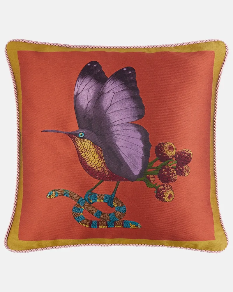 La DoubleJ Kissen Butterbird Multicolor