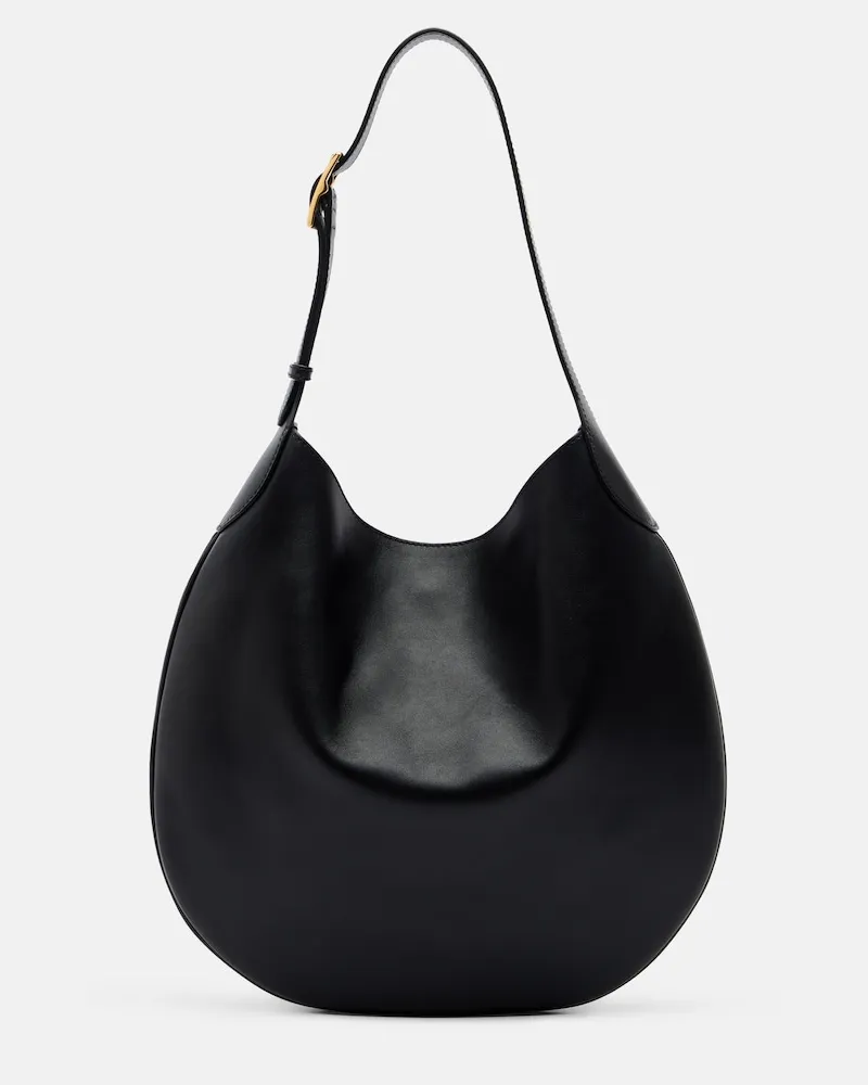 Nili Lotan Schultertasche Jagger Medium aus Leder Schwarz