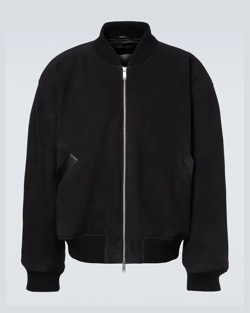 Studio Nicholson X Aaron Levine Bomberjacke Berkeley Schwarz