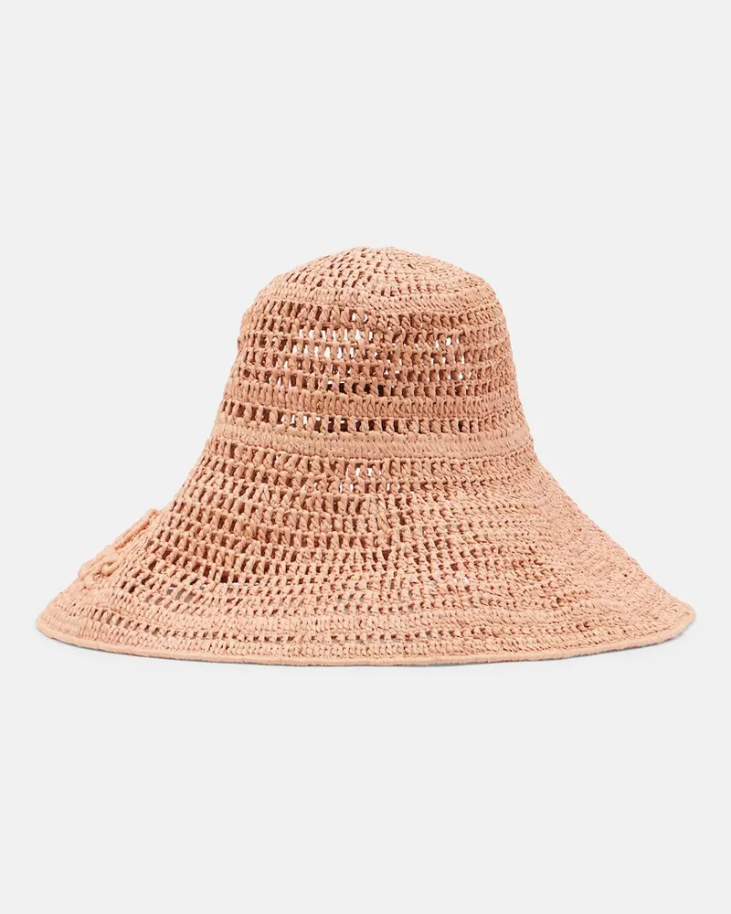 Chloé Chloé Hut aus Raffiabast Beige