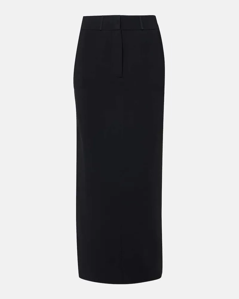 Joseph Mid-Rise-Maxirock aus Strick Schwarz