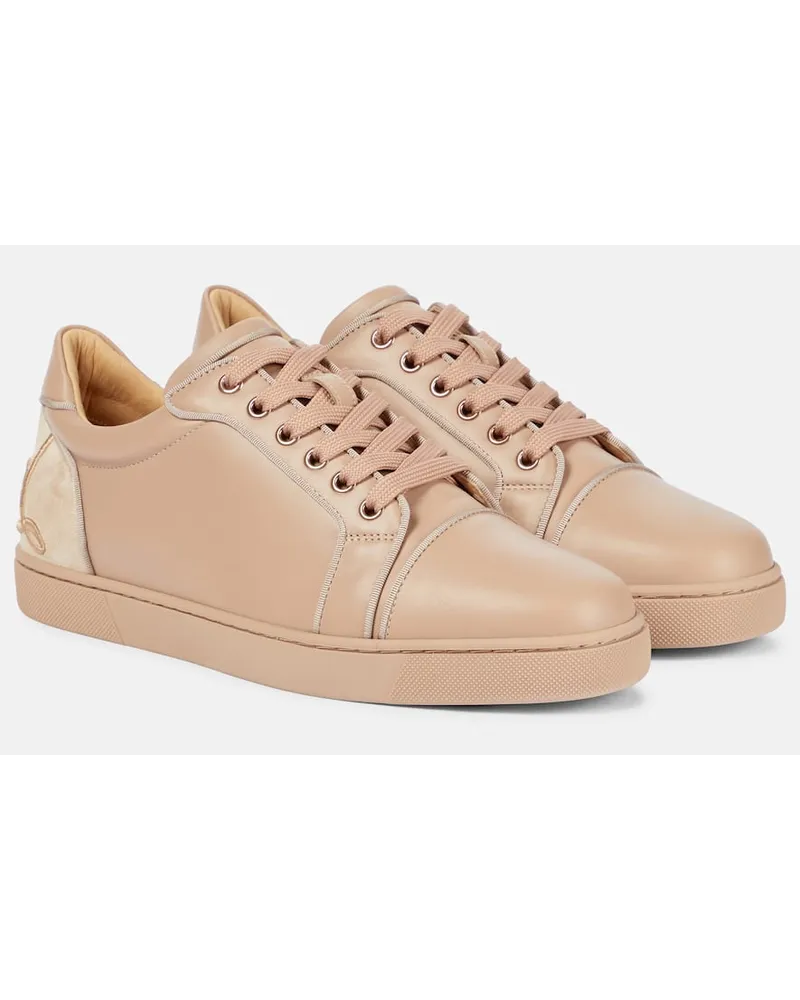 Christian Louboutin Sneakers Fun Vieira aus Leder Beige