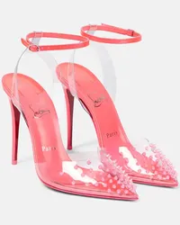 Christian Louboutin Pumps Spikoo 100 mit Lackleder Pink