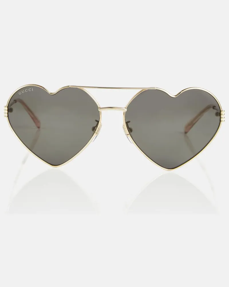 Gucci Sonnenbrille Gold