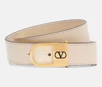 Gürtel VLogo Signature aus Leder