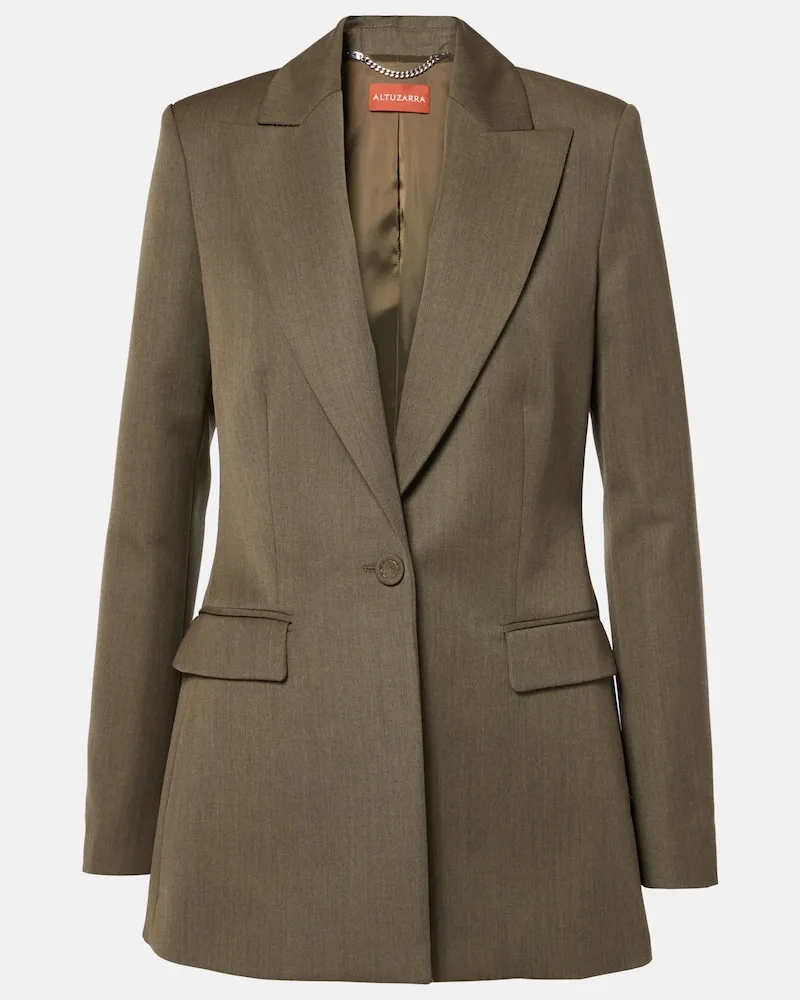 Altuzarra Blazer Beatty aus Schurwolle Grau