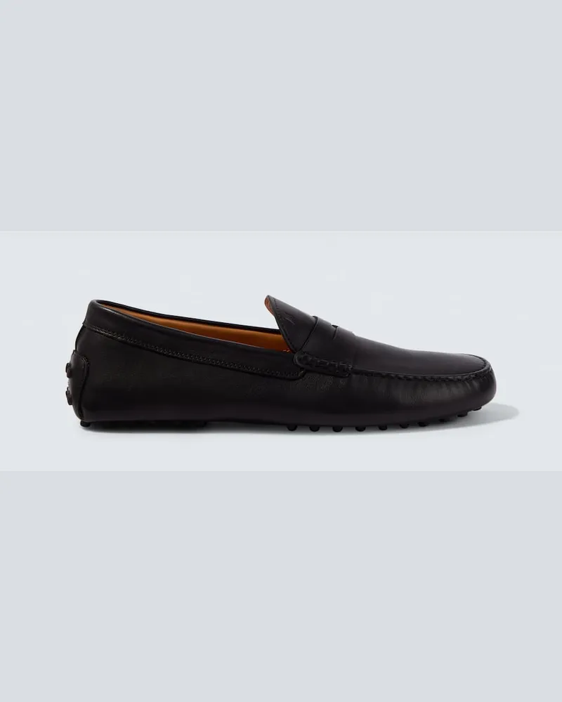 TOD'S Mokassins Gommino aus Leder Schwarz