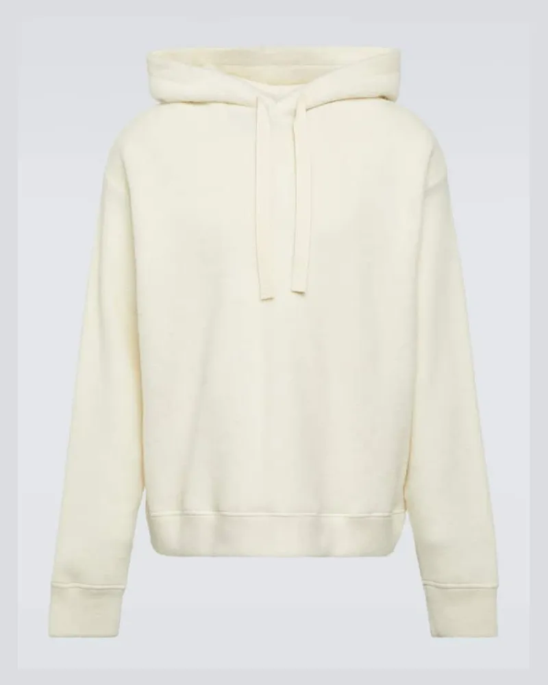 Jil Sander Hoodie aus einem Wollgemisch Braun