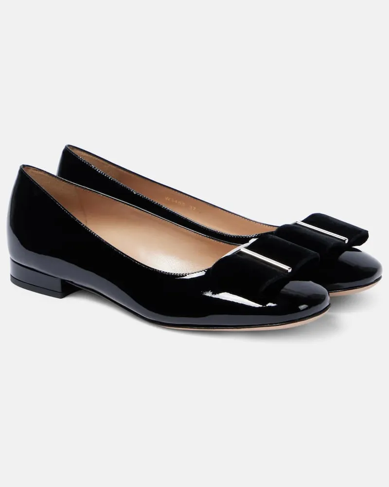 Tom Ford Ballerinas Audrey aus Lackleder Schwarz
