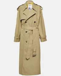 Burberry Trenchcoat aus Gabardine Beige