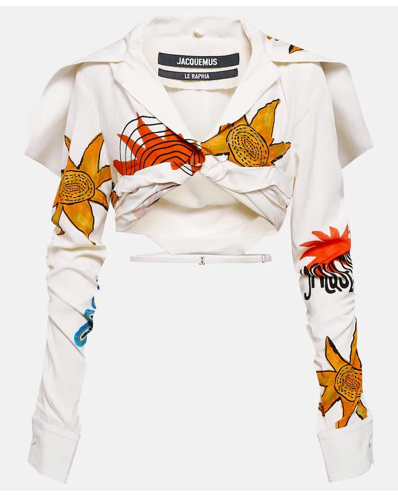 Jacquemus Bedrucktes Hemd La Chemise Meio Multicolor