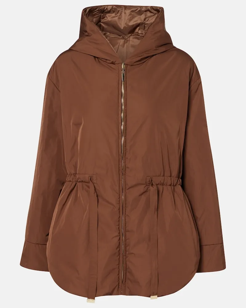 Max Mara The Cube Wattierte Jacke Braun