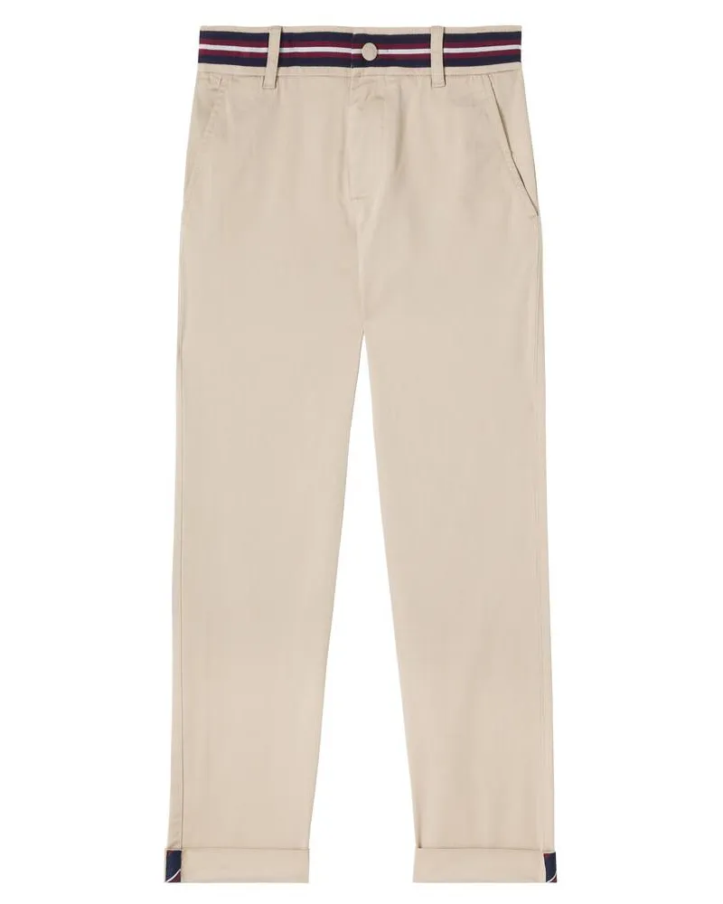 Moncler Chinohose aus einem Baumwollgemisch Beige