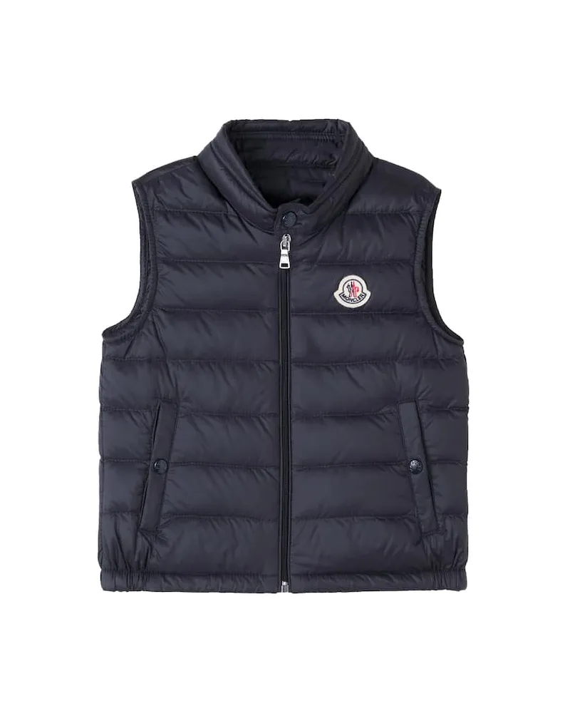 Moncler Baby Daunenweste Amaury Blau