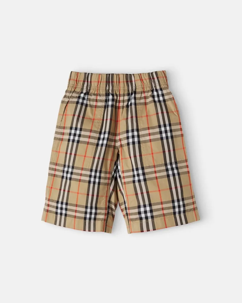 Burberry Shorts Burberry Check aus Baumwolle Multicolor
