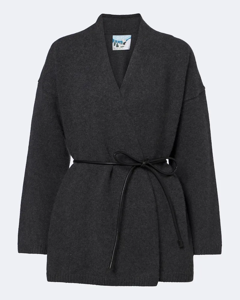 arch4 Cardigan Walmer aus Kaschmir Grau