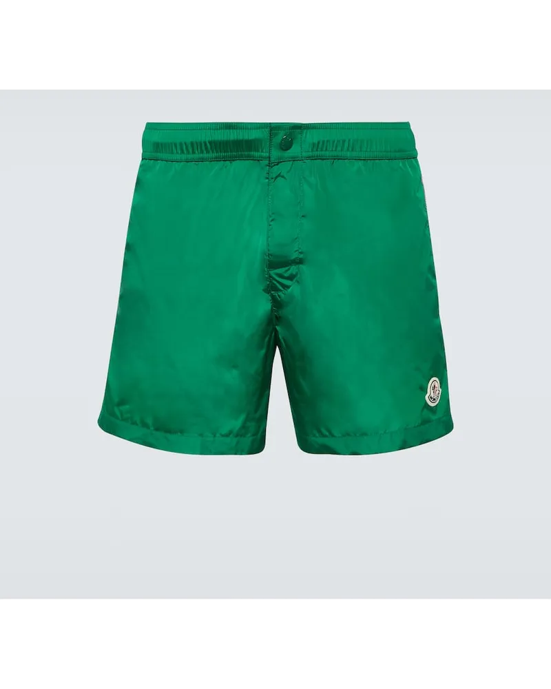 Moncler Badeshorts Gruen