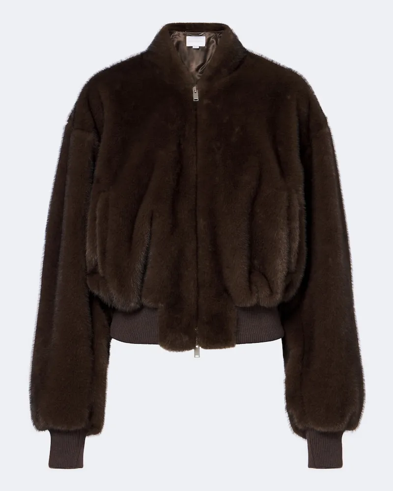 Stella McCartney Bomberjacke Braun