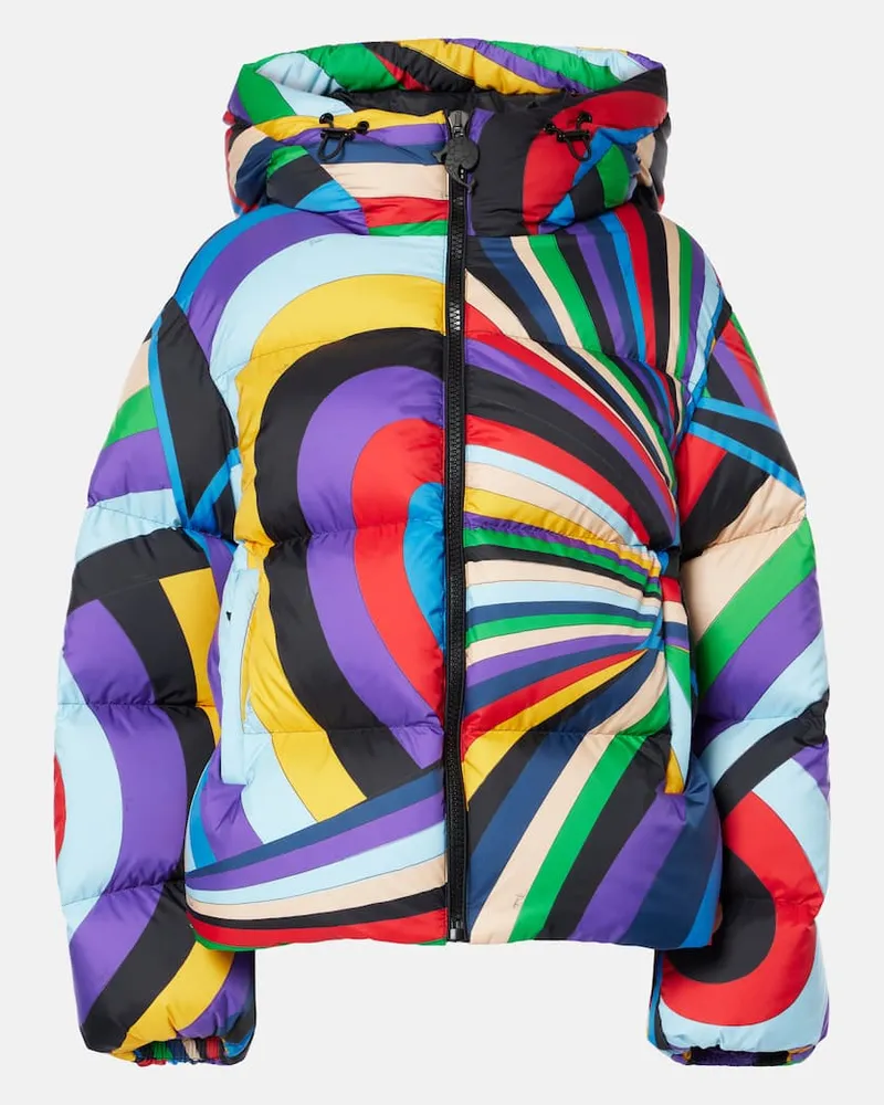 Emilio Pucci Daunenjacke Iride Multicolor
