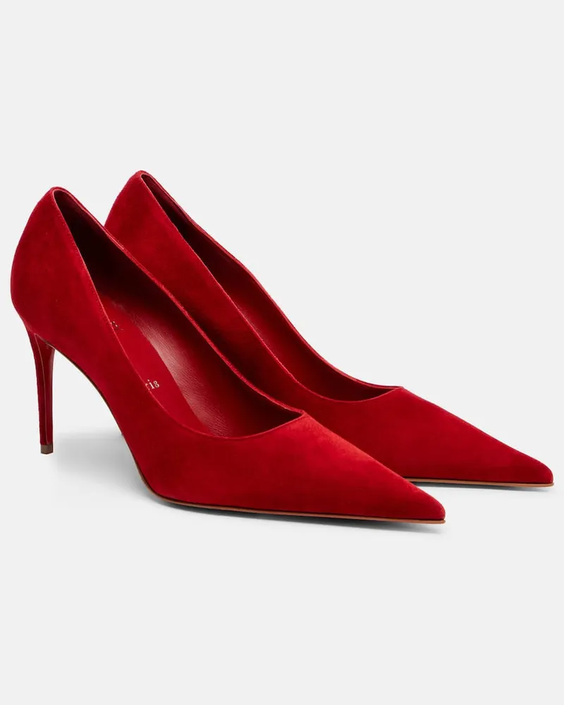 Christian Louboutin Pumps Kate Max 85 aus Veloursleder Rot
