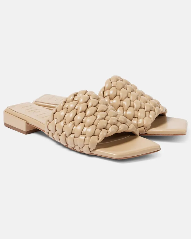 SOULIERS MARTINEZ Pantoletten Aster aus Leder Braun