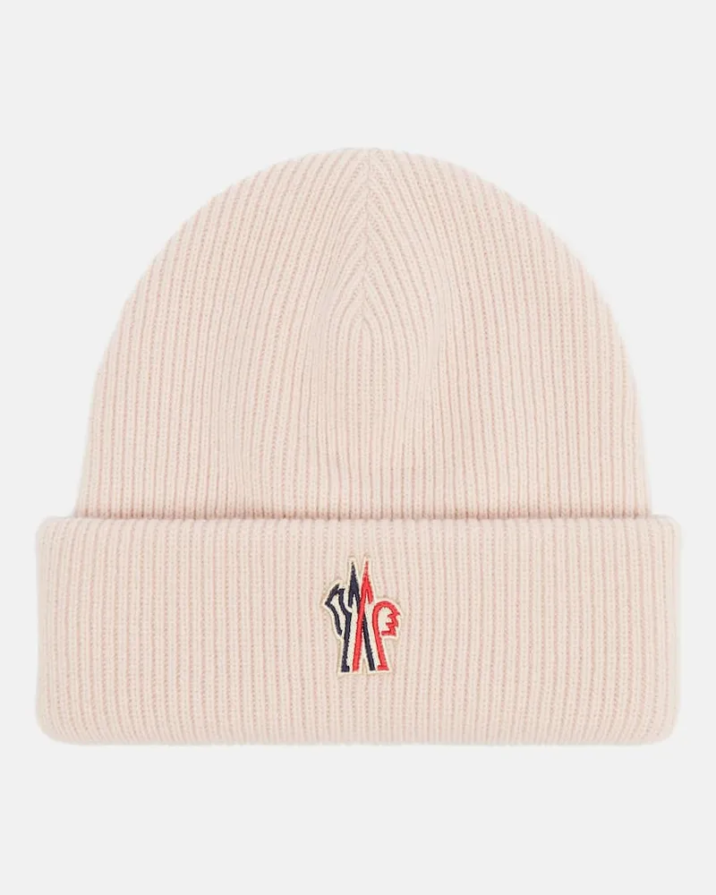 Moncler Mütze aus Schurwolle Pink
