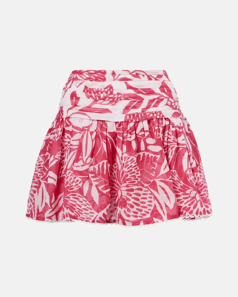 Poupette St Barth Minirock Colleen aus Baumwolle Pink