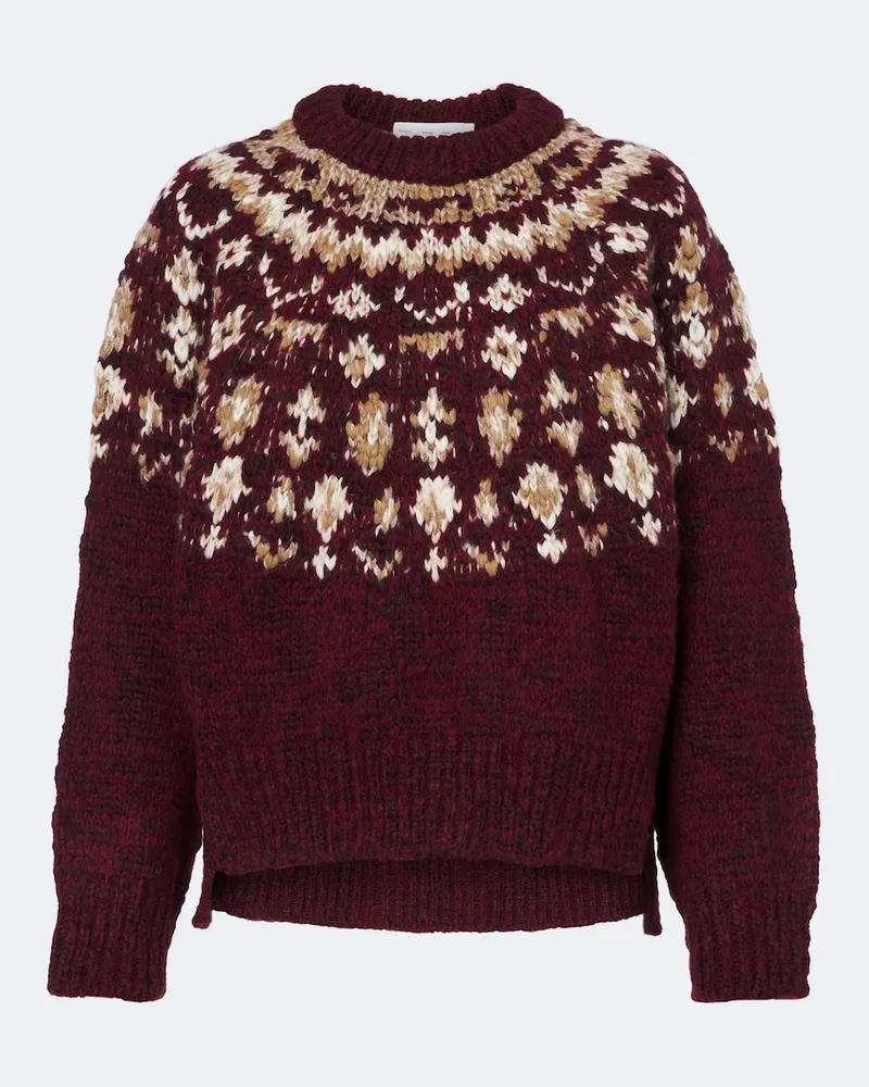 Proenza Schouler Pullover Lizzy Burgunderrot