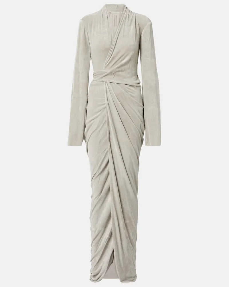 Rick Owens Wickelkleid Grau