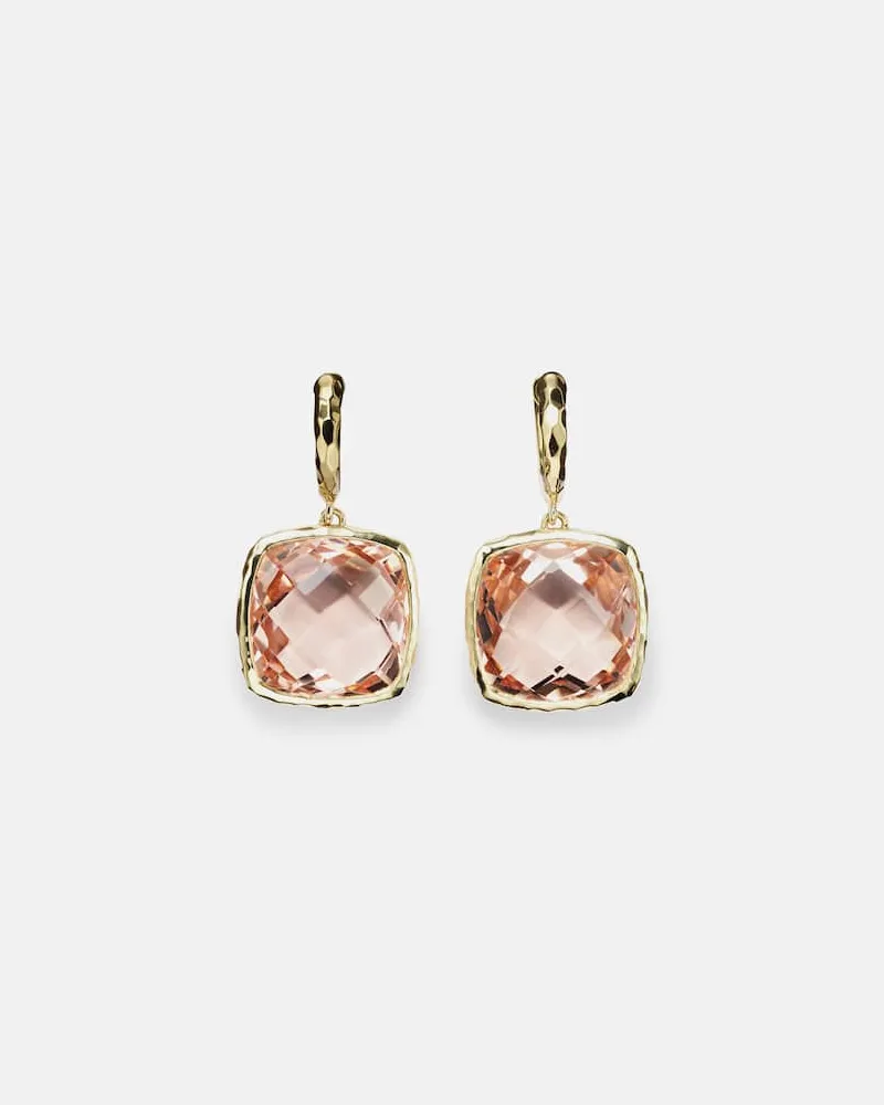 Octavia Elizabeth Ohrringe Serenity aus 18kt Gelbgold mit Morganit Gold