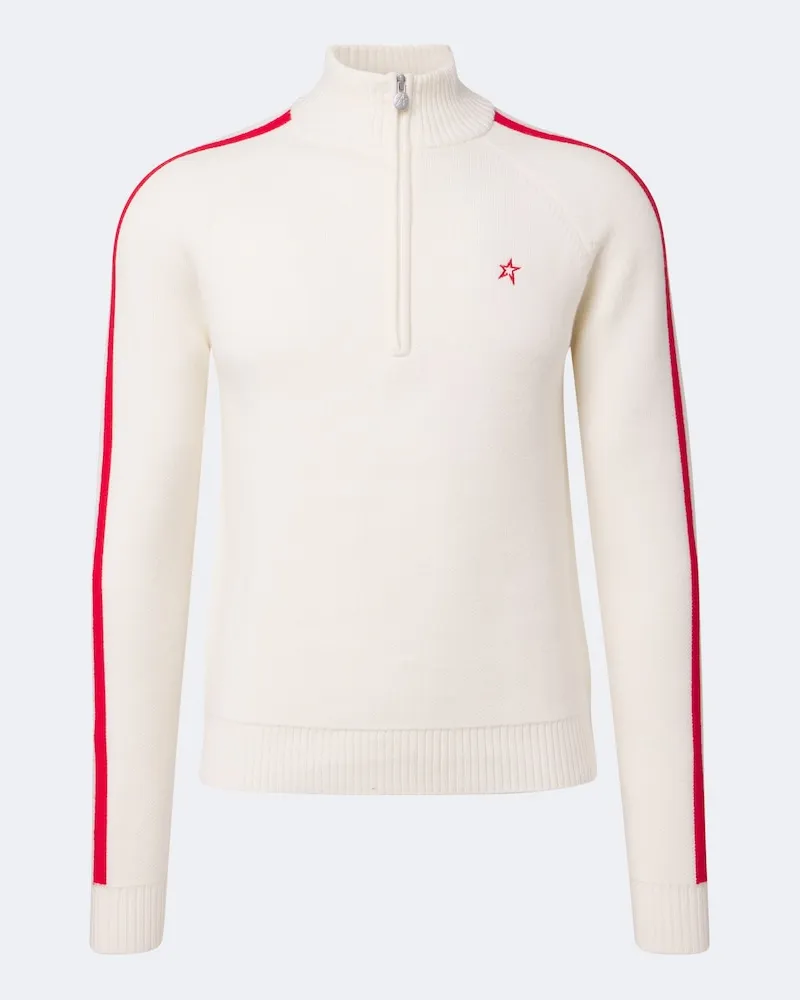 Perfect Moment Pullover La Tour aus Wolle Weiß
