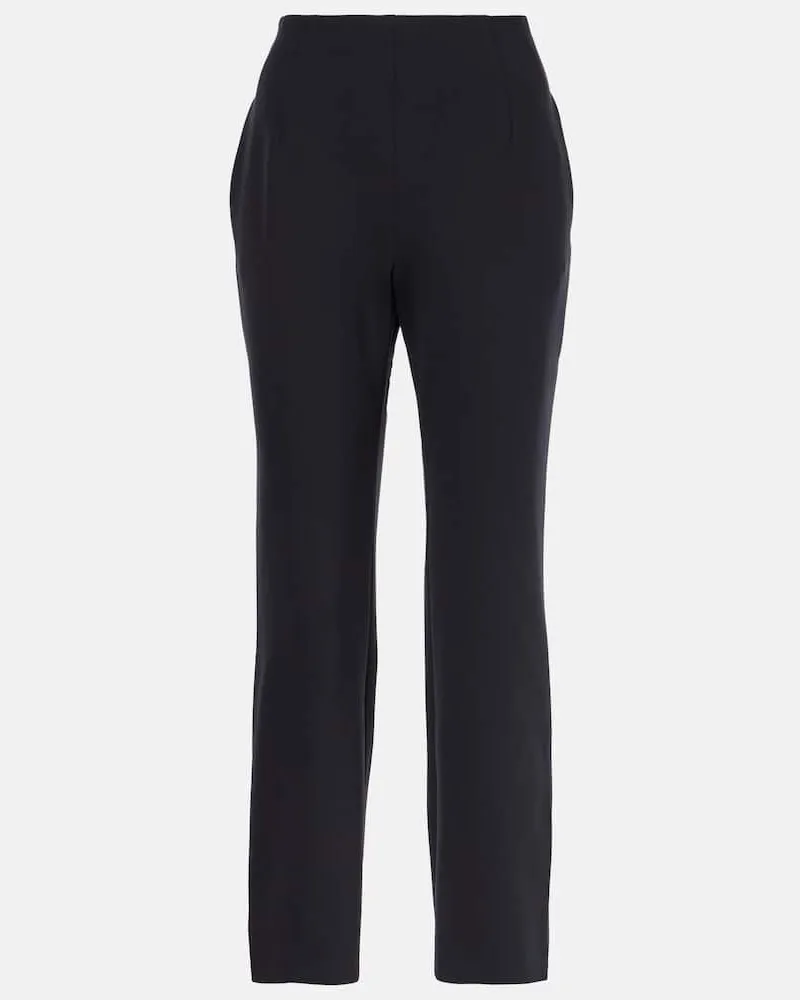 Wolford Schmale Mid-Rise-Hose Scuba Tailor Schwarz