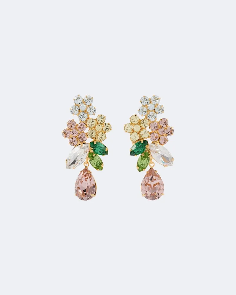 Jennifer Behr Ohrringe Bouquet, 18kt vergoldet Multicolor