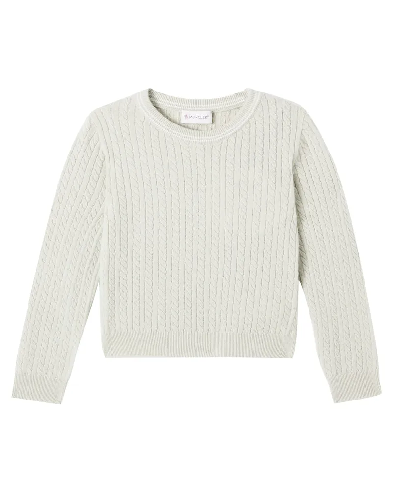 Moncler Pullover aus Schurwolle Grün
