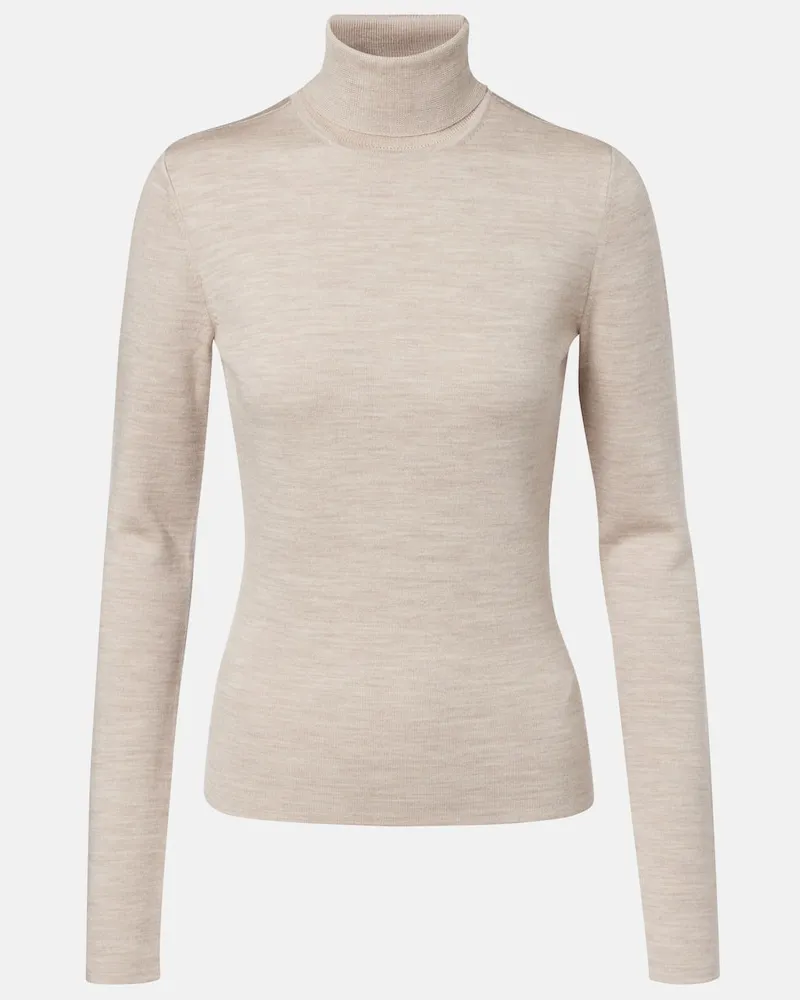 Gabriela Hearst Pullover aus Wolle, Kaschmir und Seide Beige