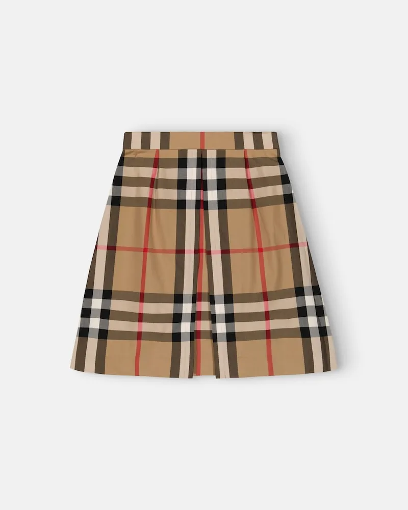 Burberry Rock aus Baumwollpopeline Multicolor