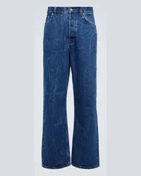 Dries van Noten Wide-Leg Jeans Blau