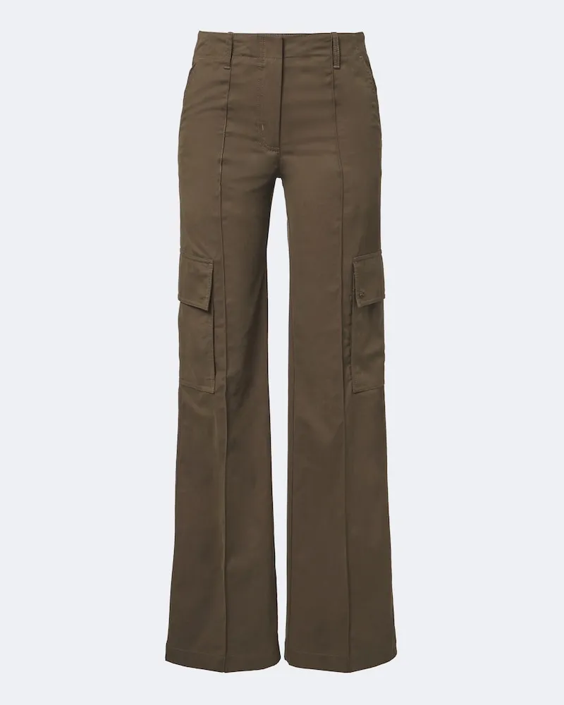 Burberry Cargohose aus einem Baumwollgemisch Grün